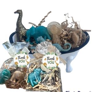 Wildlife Safari Soap Set 40, Giraffe, Tiger, Toucan bird, zebra, Lion & Cheetah